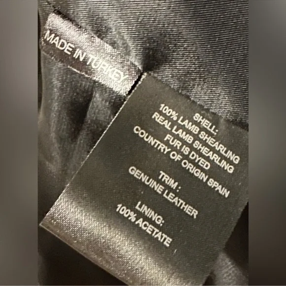 Shearling and leather jacket - Picture 6 of 8